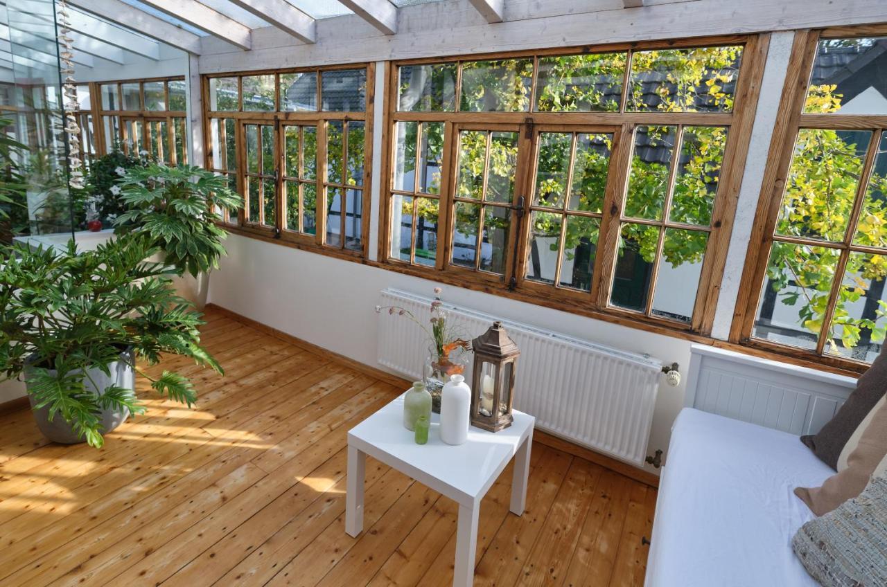 Ferienwohnung Im Fachwerkhof 'Haus In Bewegung' Seelscheid 外观 照片